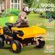 preview thumbnail 6 of 7, Qaba Kids Ride on Dump Truck, 12V Ride on Electric Car UTV with Electric Dump Bed, Shovel, Music Player & Headlights