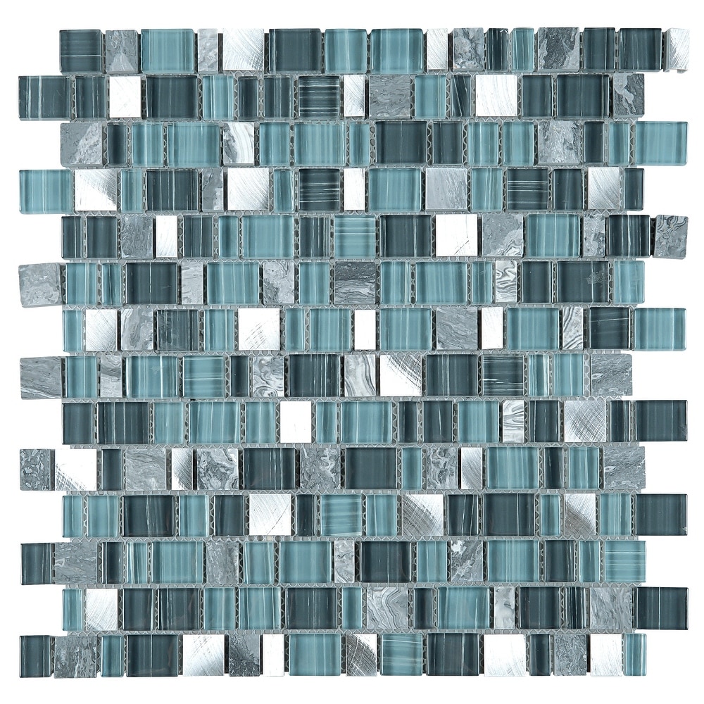 200g Mosaic Tiles Glass Mosaic Tiles Stained Mosaic Glass Pieces Mixed  Color 9 - Mixed Color 9 - Bed Bath & Beyond - 39717606