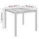 preview thumbnail 52 of 91, vidaXL 3 Piece Patio Dining Set with Cushions Black Poly Rattan - 18.9" x 21.7" x 34.6"