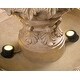 preview thumbnail 5 of 6, Antoni Sandstone Finish Outdoor Floor Fountain - 26" x 45"