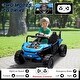 preview thumbnail 2 of 26, 12V Electric UTV Car Ride on Truck with Toy Storage Remote Control
