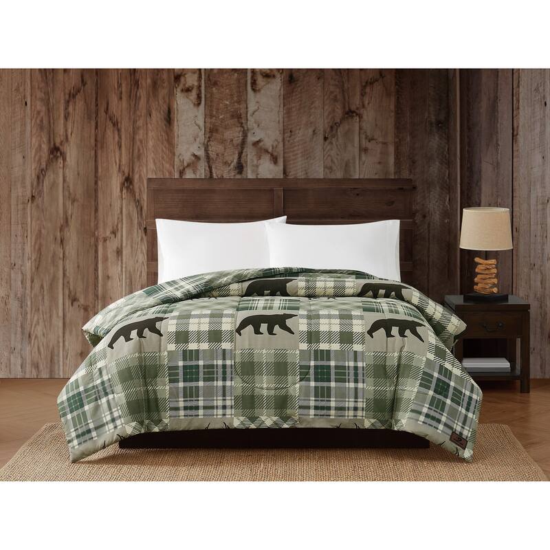 Mossy Oak Bear Patchwork Comforter