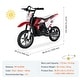 preview thumbnail 9 of 9, 36V Ride On Motorbike for Kids 14 Plus LED Lights Music USB Port - 48.03 x 25.2 x 33.07 in