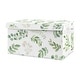 preview thumbnail 1 of 2, Floral Leaf Collection Girl Kids Fabric Toy Bin Storage - Green and White Boho Watercolor Botanical Woodland Tropical Garden
