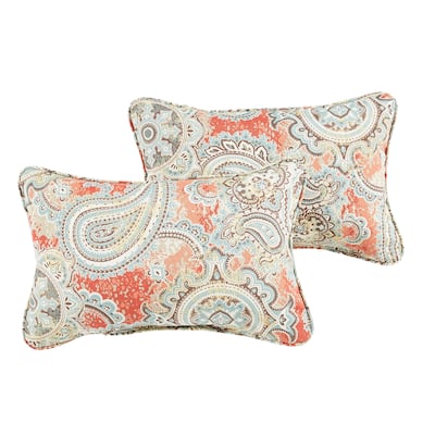 Sorra Home Outdoor Corded Pillow Set of 2