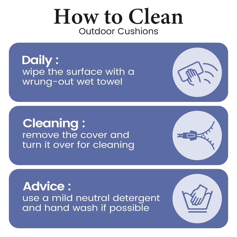 Outdoor Lounge Chair Cushions Patio Chaise Lounge Chair Seat Cushion with Pillow