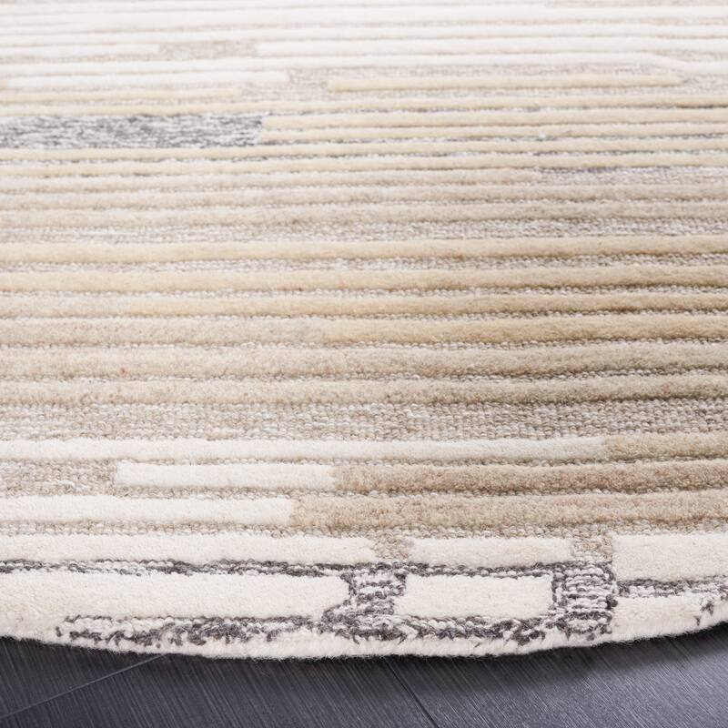 SAFAVIEH Handmade Fifth Avenue Archana Modern Abstract Wool Rug