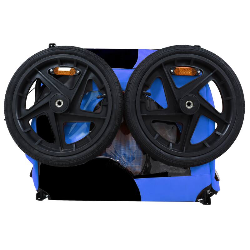 Pet Bike Trailer Dog Cart for Bicycle,Suitable for Small and Medium Pets, Easy Folding Cart Frame, Non-Slip Floor