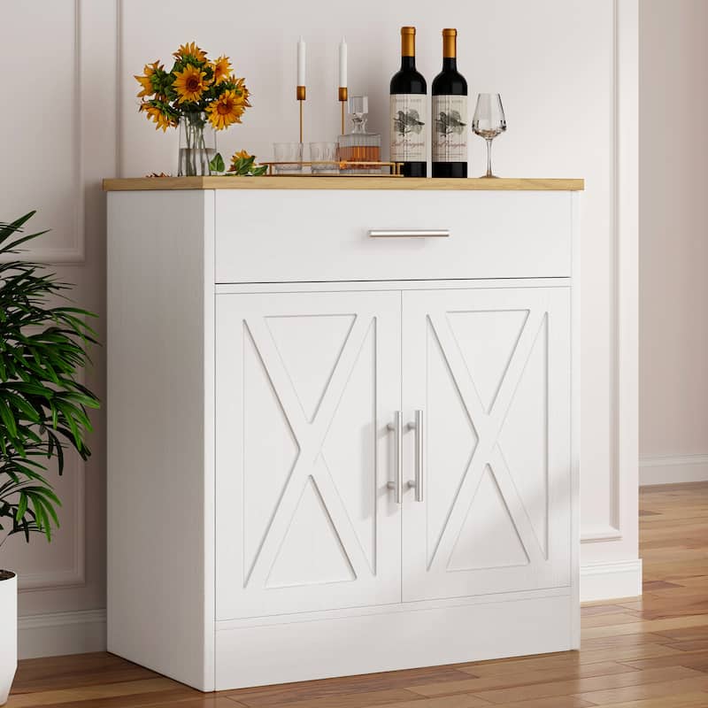 Futzca Multifunctional Storage Cabinet with Adjustable Shelves