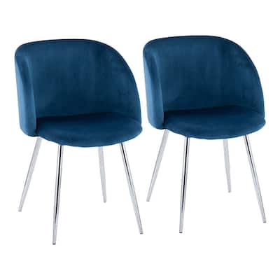 Silver Orchid Harding Upholstered Dining Chairs (Set of 2)
