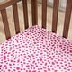 preview thumbnail 2 of 24, Rizzy Home Ink Dot Cotton Fitted Cribsheet - 28" X 52"
