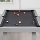 preview thumbnail 52 of 52, Newport Outdoor Patio 7ft Slate Pool Table Dining Set with 2 Benches & Accessories, Cement Finish