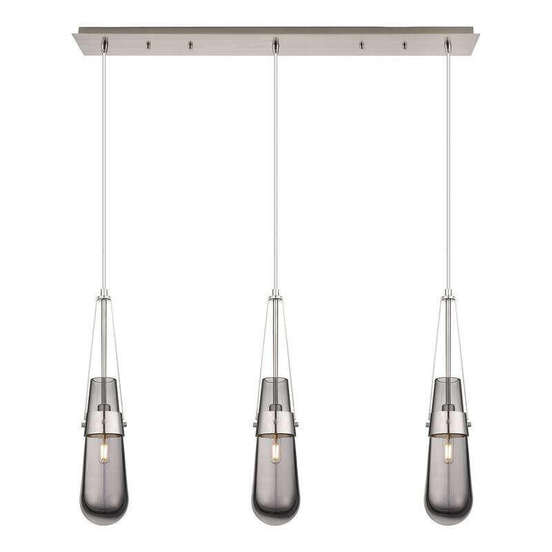 Innovations Lighting Milan - 3 Light 4" Cord Hung Linear Pendant