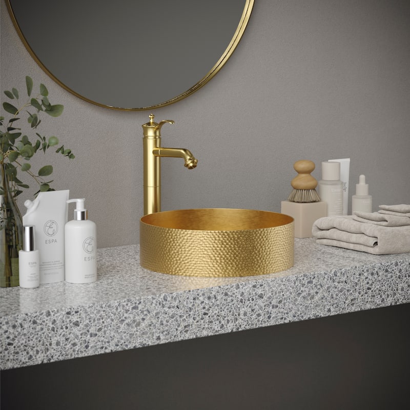 Karran Vineyard KBF472 Single-Handle Single Hole Vessel Bathroom Faucet with Matching Pop-up Drain