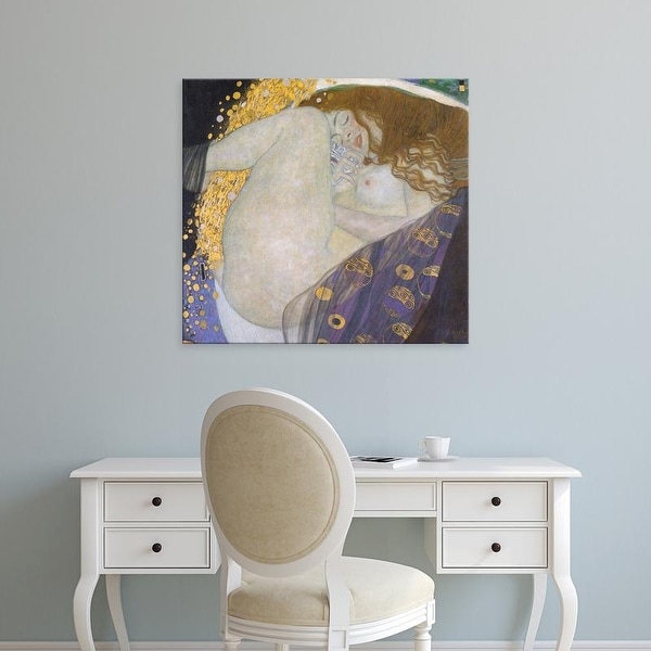 Easy Art Prints Gustav Klimt's 'Danae' Premium Canvas Art