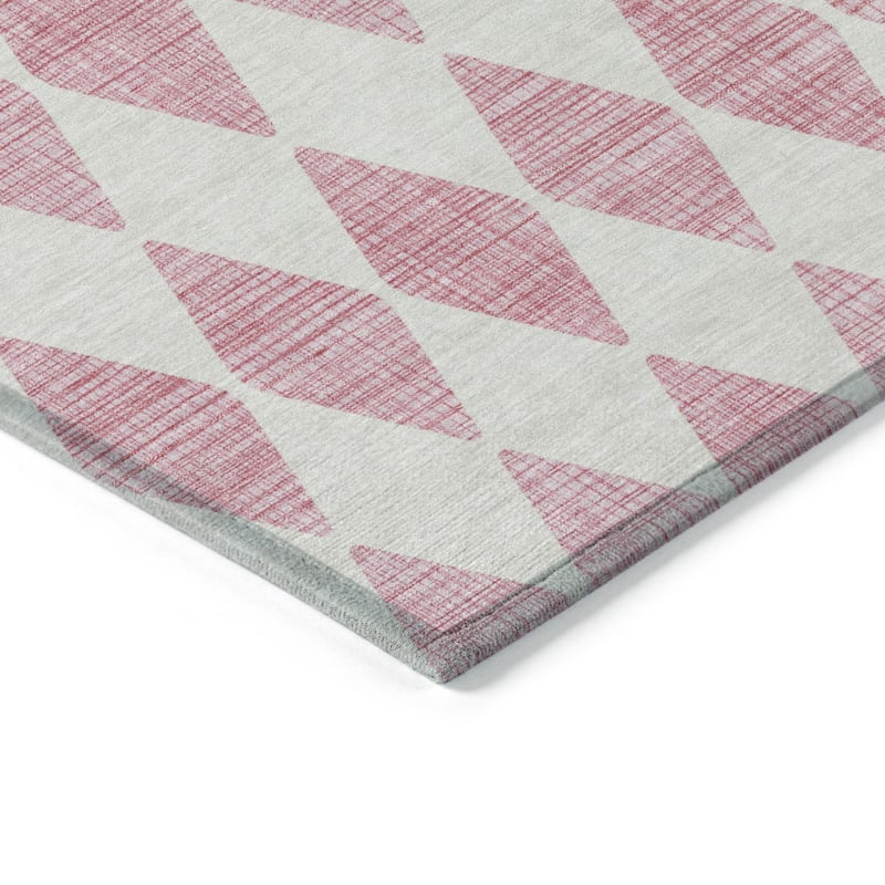 HomeRoots Geometric Transitional Rectangle Outdoor Rug