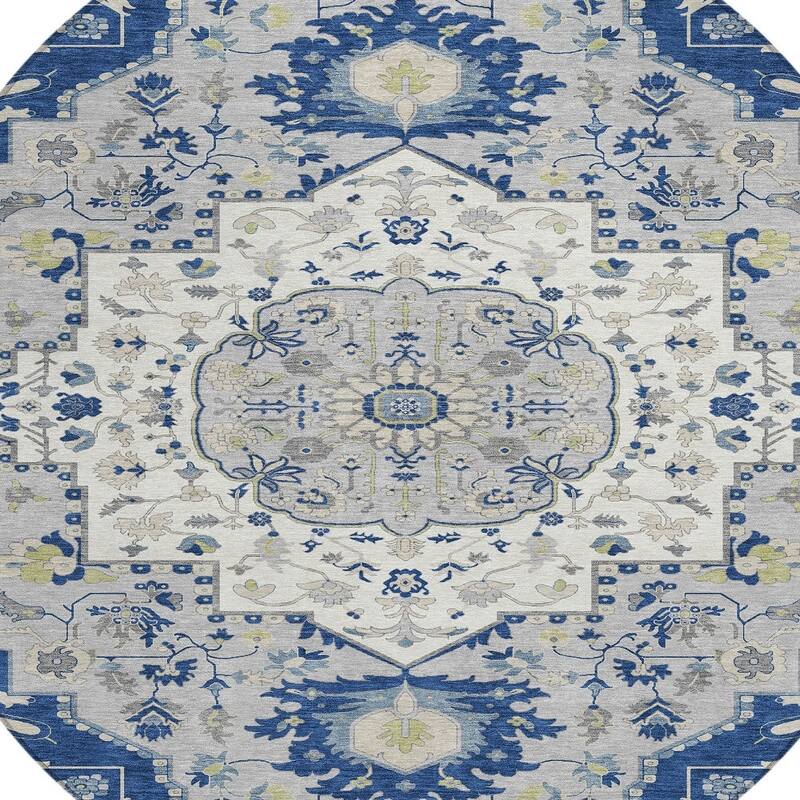 HomeRoots Oriental Traditional Rectangle Outdoor Rug