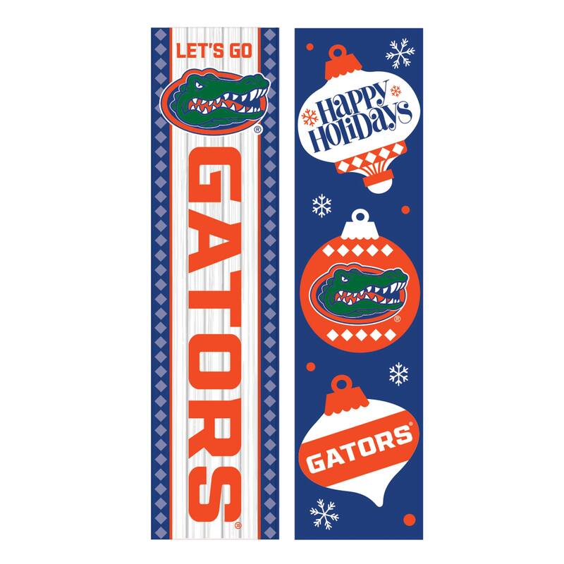 47" Double Sided Seasonal Porch Leaner, University of Florida - 47" x 11.25"