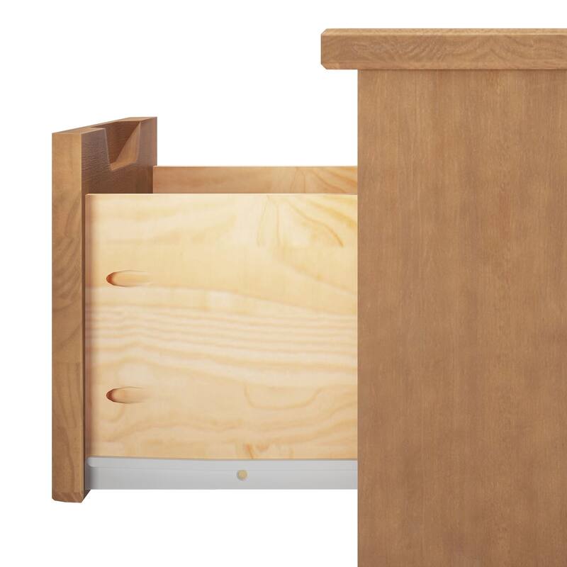 Max and Lily Farmhouse Nightstand with 1 Drawer