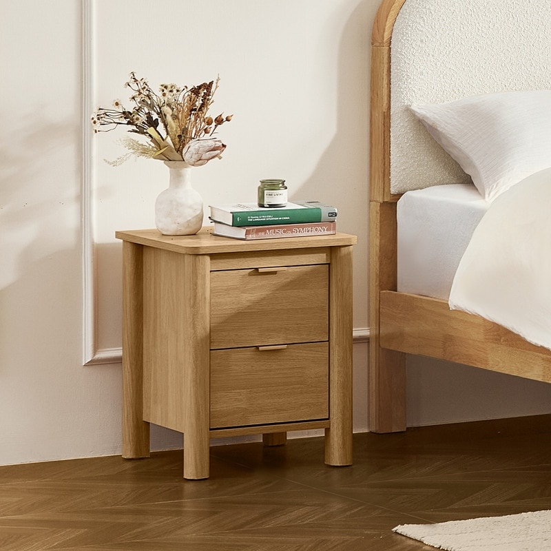 Spruce & Spring Wood Nightstands