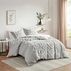 preview thumbnail 2 of 8, INK+IVY Hayes Gray Chenille Cotton Comforter Set