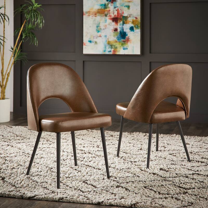Presley Upholstered Dining Chairs (Set of 2) by iNSPIRE Q Modern