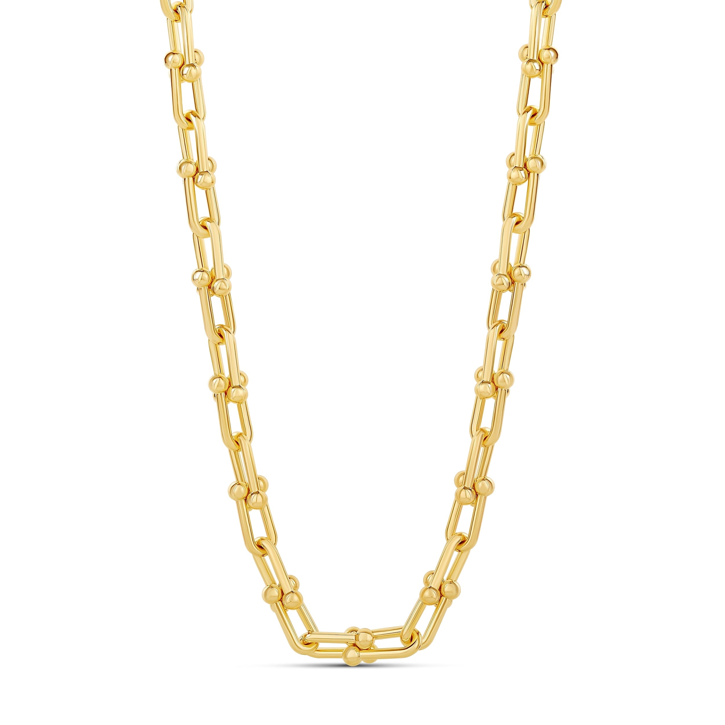 SHYMI Linked U Shape Chain Necklace
