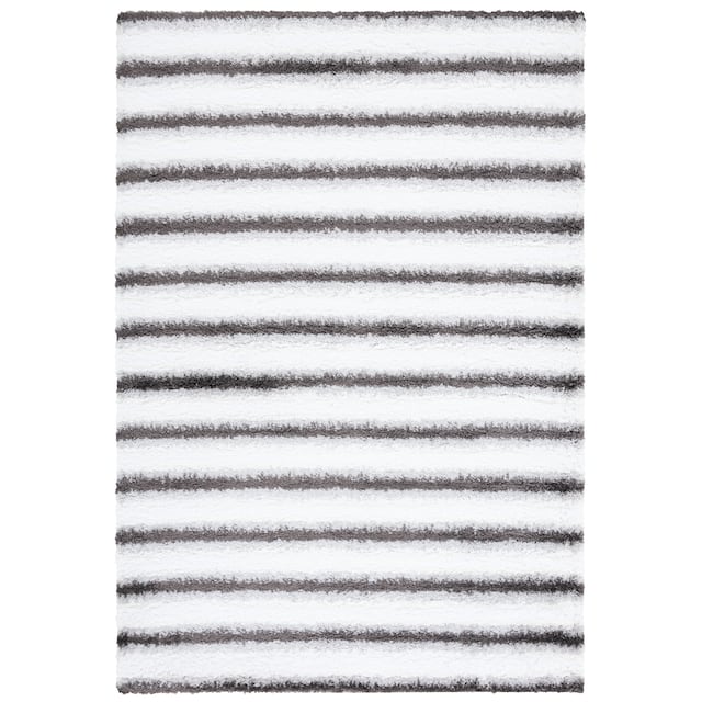 SAFAVIEH Handmade Leather Shag Carlijn Modern Decorative Rug