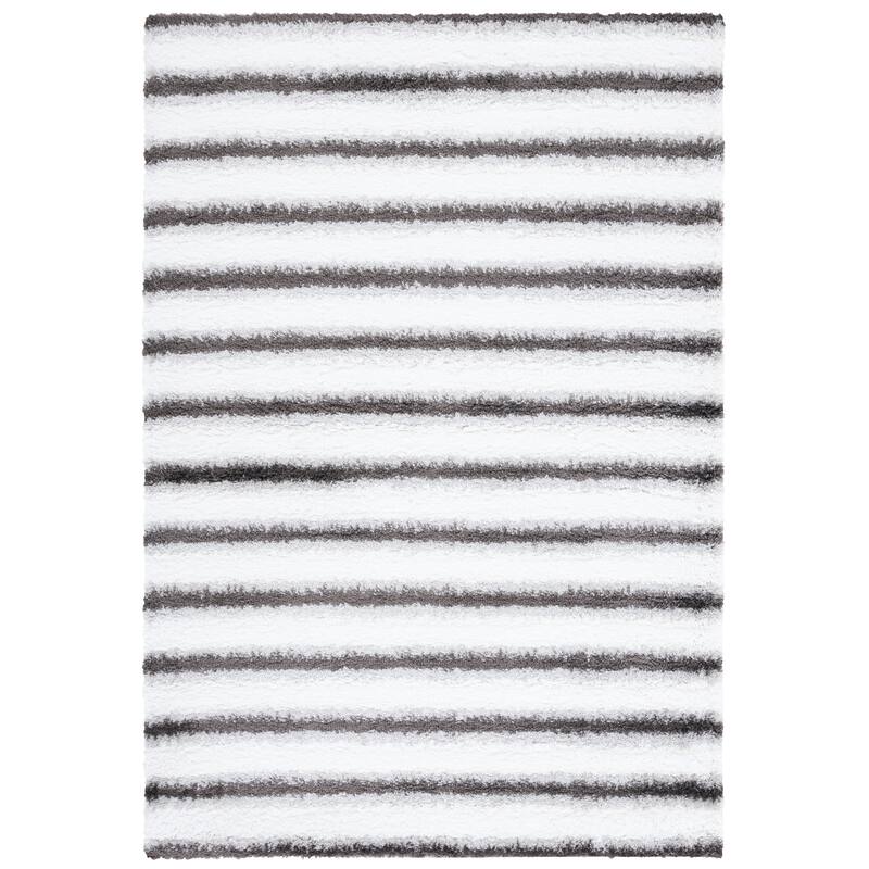 SAFAVIEH Handmade Leather Shag Carlijn Modern Decorative Rug