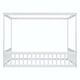 preview thumbnail 43 of 49, Full Size Canopy Frame Floor Bed with Fence
