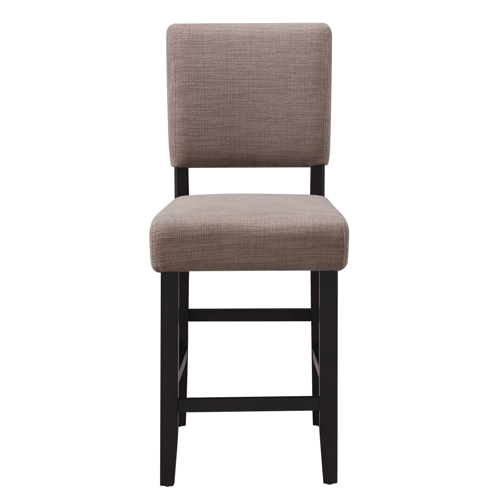 Leick home upholstered back shop counter height stool