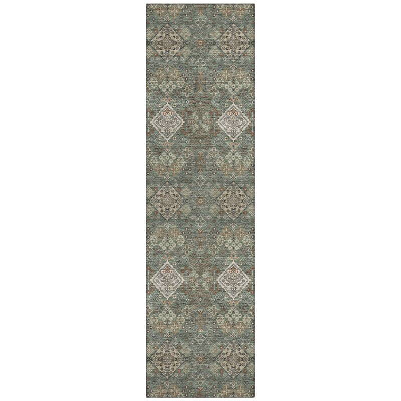 Machine Washable Indoor/ Outdoor Global Flory Chantille Rug