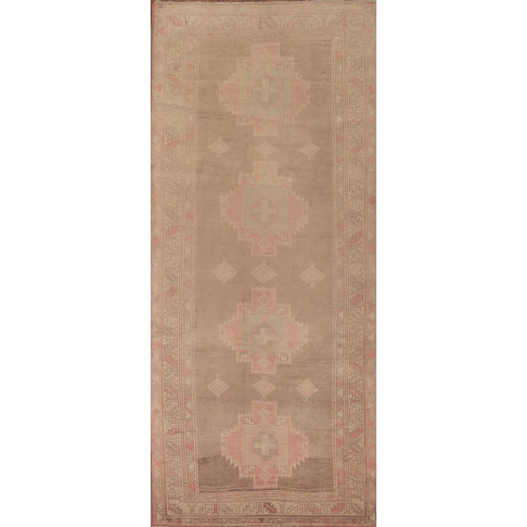Ardebil Persian Runner Rug Wool Carpet - 4'0"x 10'7"