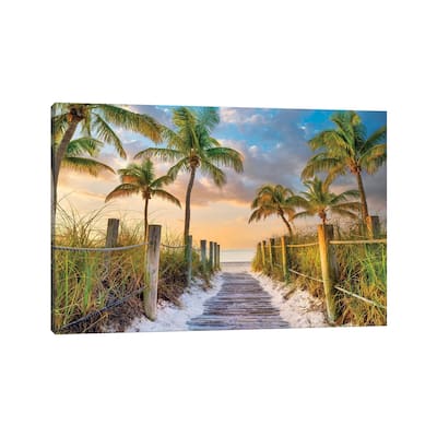 iCanvas "Tropical Beach Sunrise Key West Florida" by Susanne Kremer Canvas Print