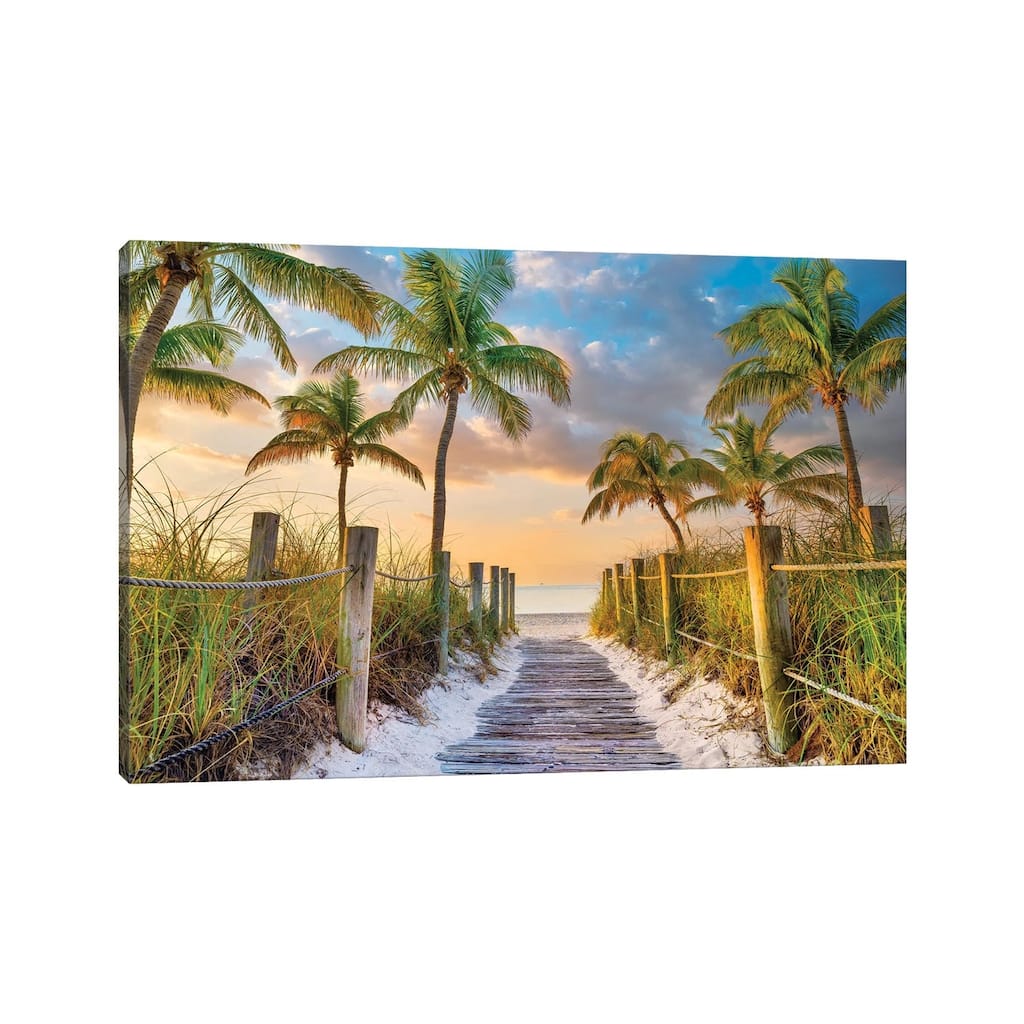 iCanvas "Tropical Beach Sunrise Key West Florida" by Susanne Kremer Canvas Print