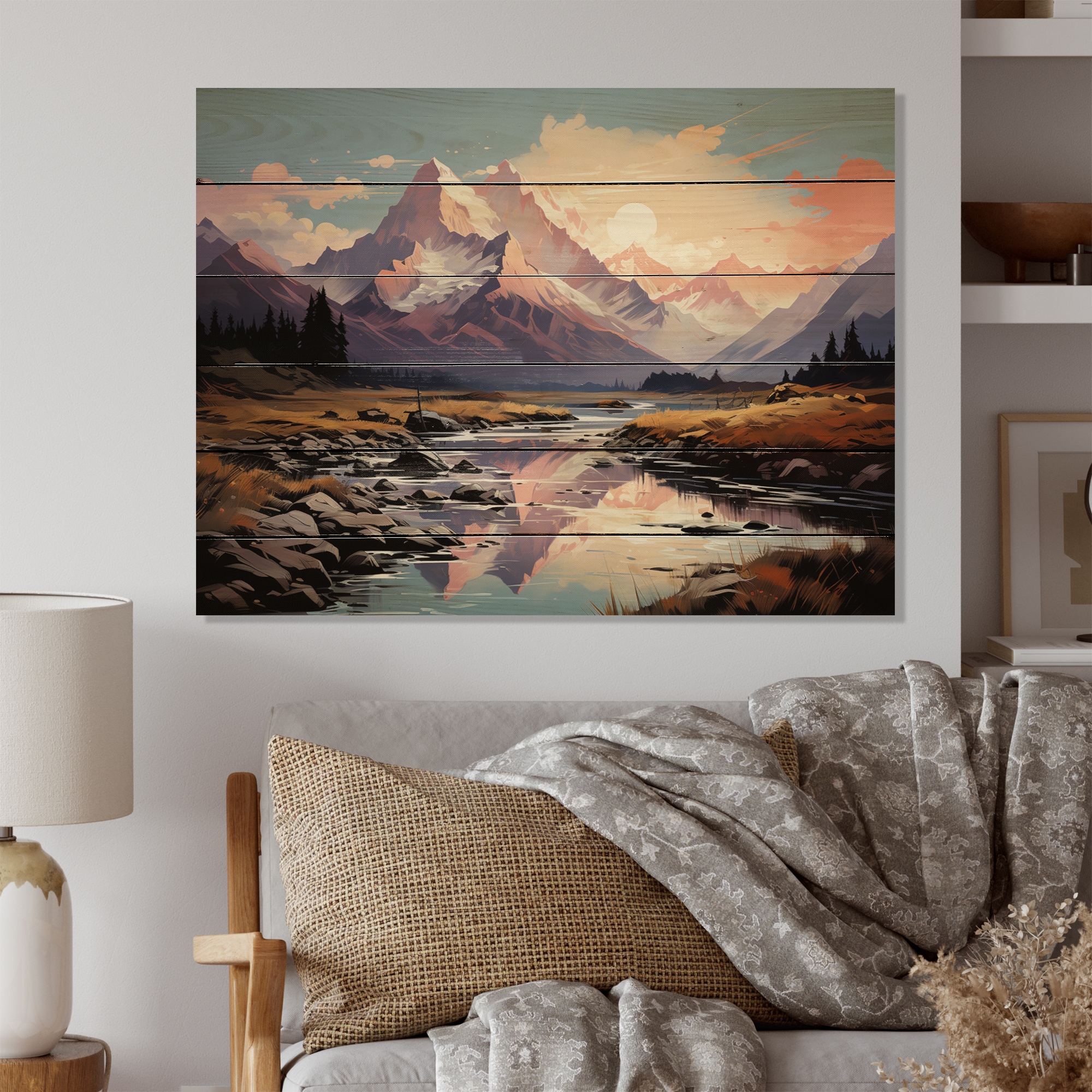 絵画 Mountain Serenity 絵画 Mountain Serenity Mountain Serenity (36″ x 24