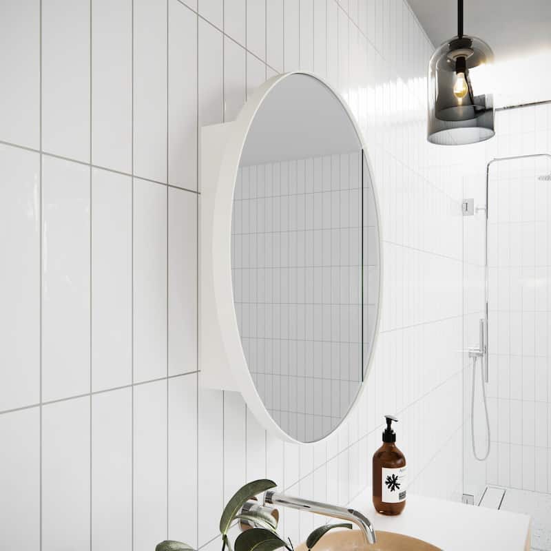 Glass Warehouse SC1-R-28 Juno 28" x 28" Framed Single Door Medicine