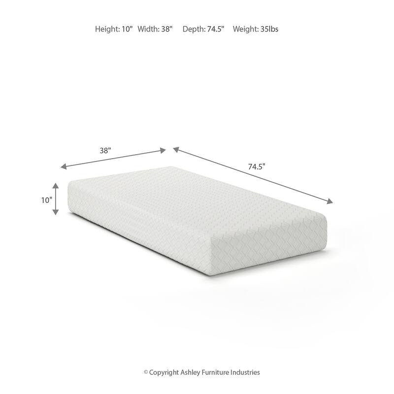 Signature Design by Ashley Chime 10-inch Memory Foam Mattress