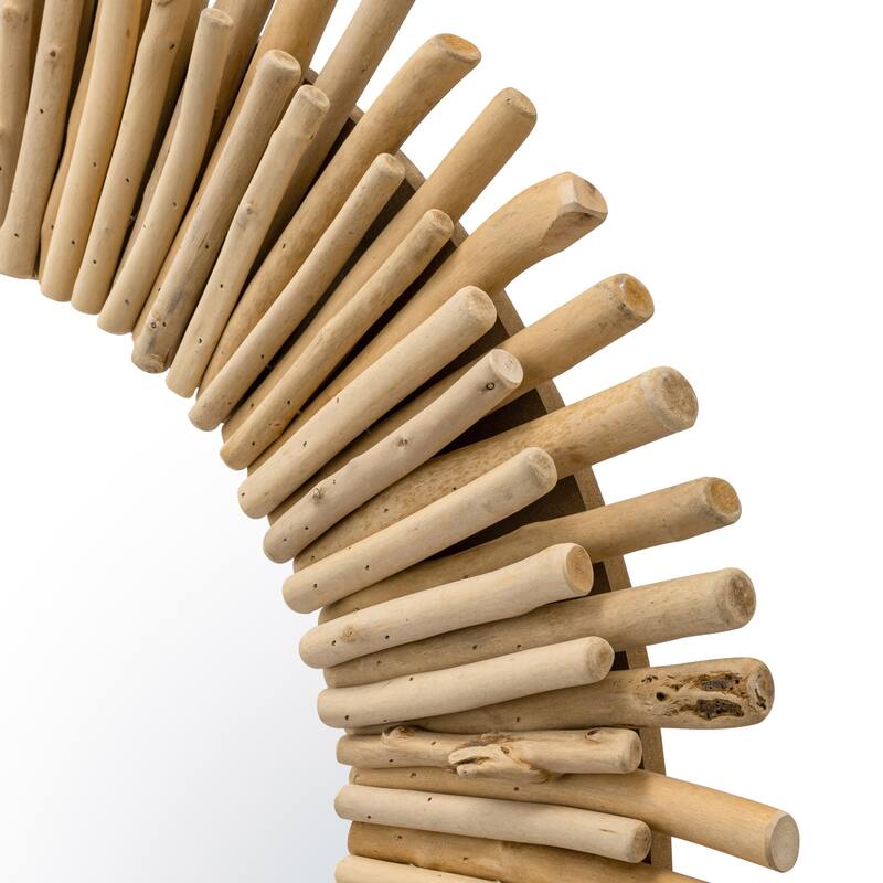 Varaluz Drifter Wall Mirror - Natural Driftwood