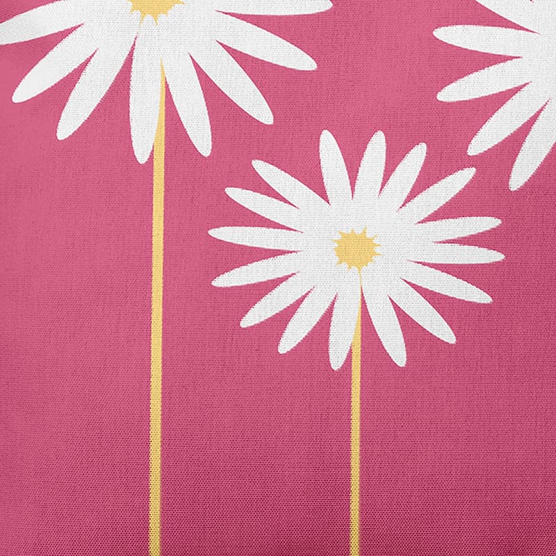 Floral Print 18 x 18-inch Outdoor Fabric Pillow