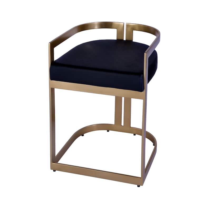 Clarence Faux Leather 23" Dining Stool