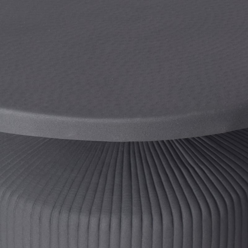 Aurelle Home Yeatra Modern Aluminum Hour-Glass Coffee Table