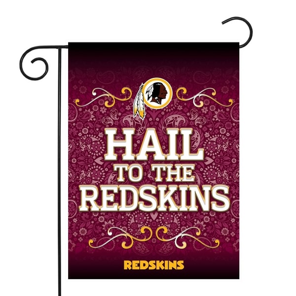 18" x 13" Red and White NHL Washington Redskins Outdoor Garden Flag - N/A