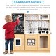 preview thumbnail 2 of 5, Pretend Play Kitchen Wooden Toy Set for Kids with 11 Accessories - Natural
