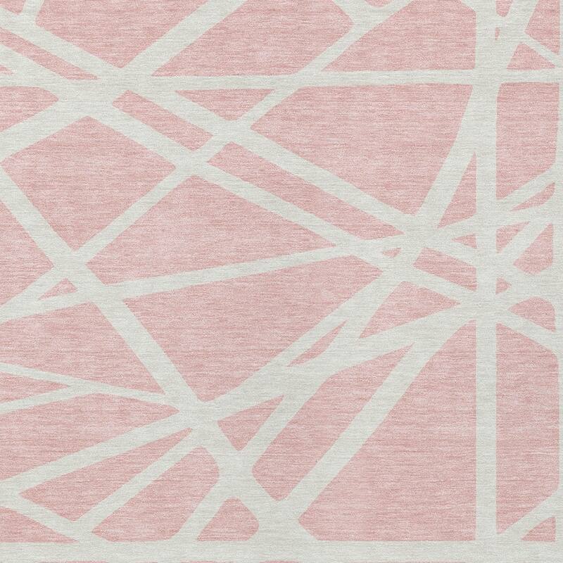 HomeRoots Geometric Transitional Rectangle Outdoor Rug
