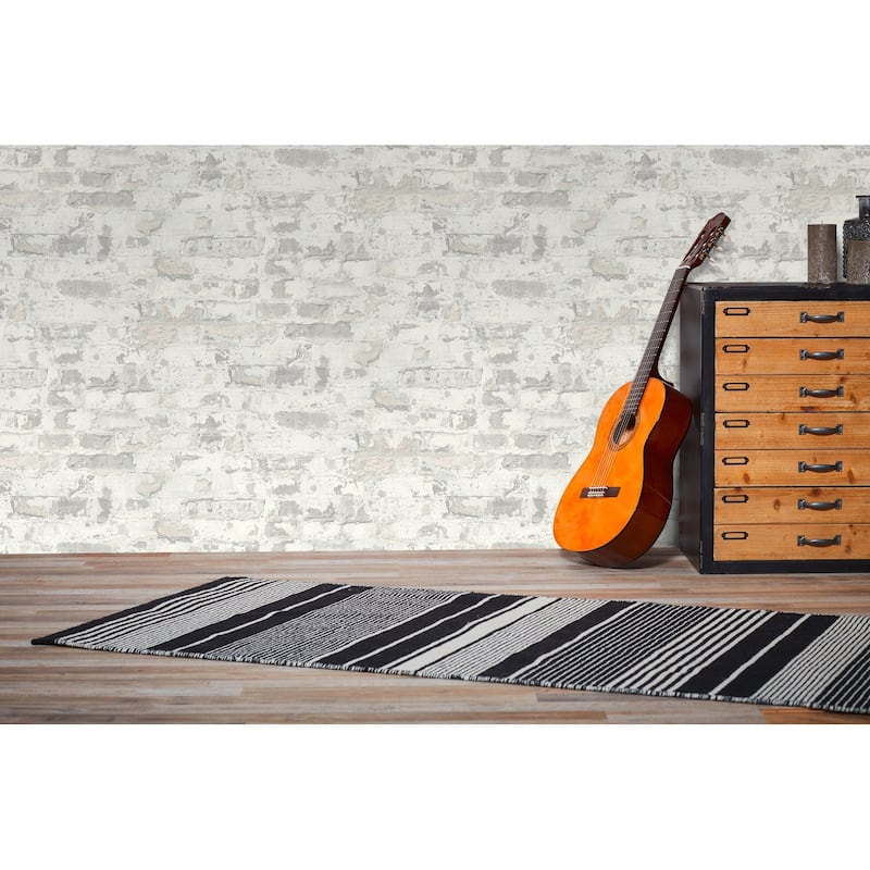 Galerie Wallcoverings Bricks and More Collection Industrial Chic Brick Matte Finish Vinyl on Non-woven Wallpaper Roll