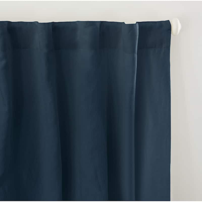 100% French Linen Window Curtain Set by BOKSER HOME