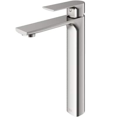 VIGO Norfolk 11" H Single Handle Single Hole Bathroom Vessel Faucet