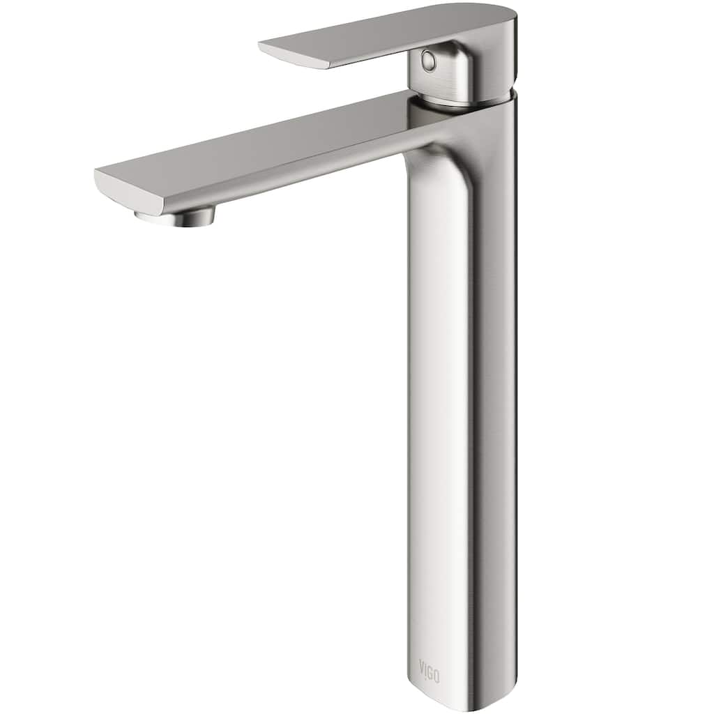 VIGO Norfolk 11" H Single Handle Single Hole Bathroom Vessel Faucet