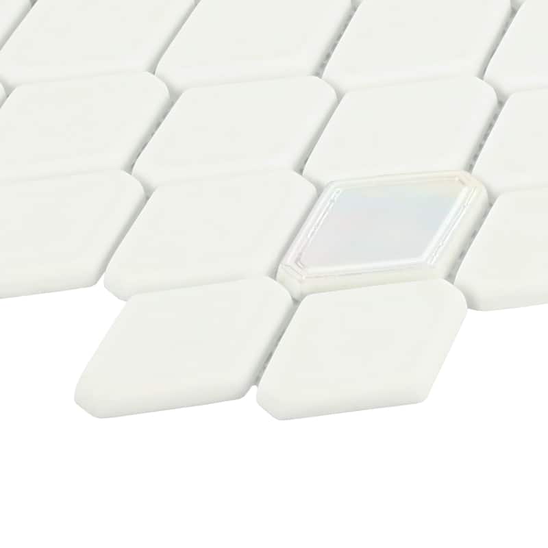 Daltile Starcastle 1.5" Elongated Hexagon Glass Wall Mosaic (15 PC Per Carton) (13.28 SQFT Per Carton)